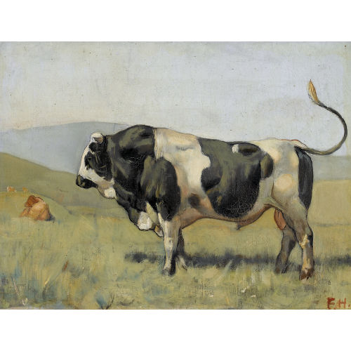 FERDINAND HODLER : Freiburger Stier (DOBIASCHOFSKY AUKTIONEN AG)