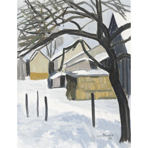 JEAN-LOUIS BERGER : 'Derri�re les maisons' (DOBIASCHOFSKY AUKTIONEN AG)