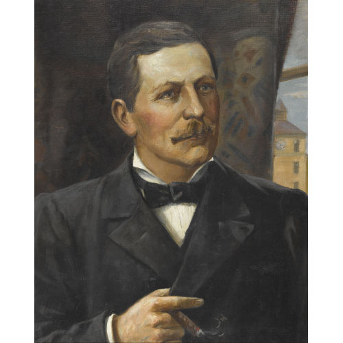 WALTER VON VIGIER : Portr�ts von Frau und Herr Miller. Gegenst�cke (DOBIASCHOFSKY AUKTIONEN AG)