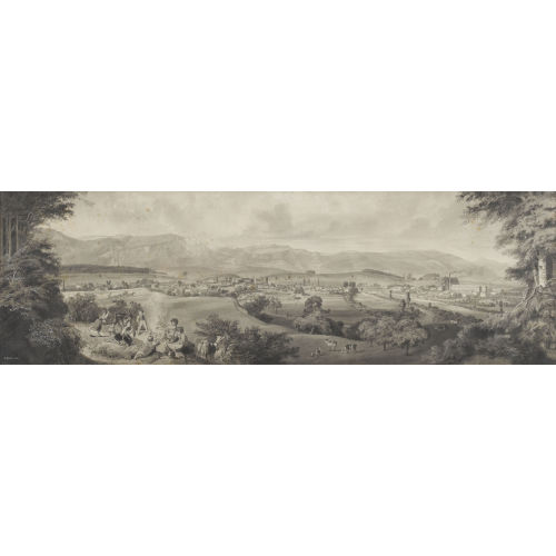 HEINRICH JENNY : Blick auf Biberist (DOBIASCHOFSKY AUKTIONEN AG)