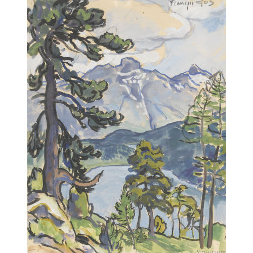 FRAN�OIS GOS : 'St. Moritzersee' (DOBIASCHOFSKY AUKTIONEN AG)