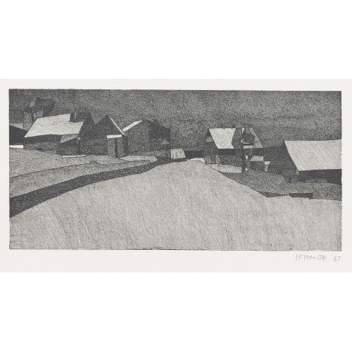 JEAN-PIERRE (EIGTL. SCHMID LERMITE : 'Premi�re neige au Cachot' (DOBIASCHOFSKY AUKTIONEN AG)