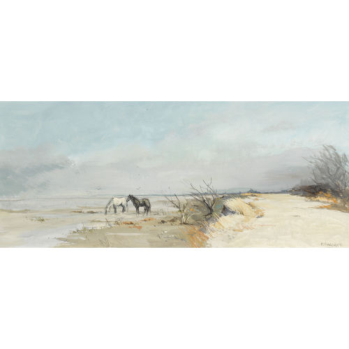 REN�E YOLANDA HAUSER : 'La digue de Camargue' (DOBIASCHOFSKY AUKTIONEN AG)
