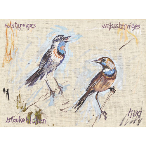 FRITZ HUG : 'Blaukehlchen' (DOBIASCHOFSKY AUKTIONEN AG)