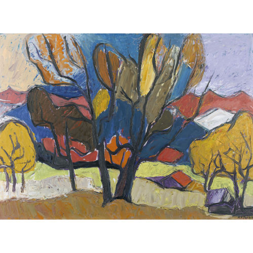 MARTIN PETER FL�CK : 'Ahornb�ume' (DOBIASCHOFSKY AUKTIONEN AG)