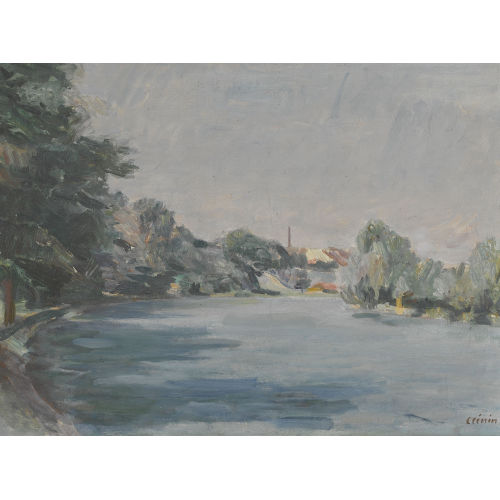 WALTER CL�NIN : Sommerliche Flusspartie (DOBIASCHOFSKY AUKTIONEN AG)