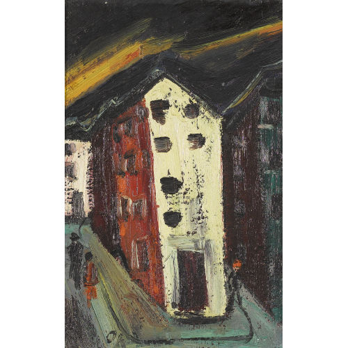 OSKAR ALTHAUS : N�chtliche Strasse (DOBIASCHOFSKY AUKTIONEN AG)