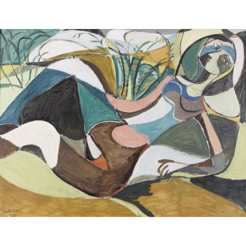 GASTON LOUIS ROUX : 'Baigneuse au bord de la Seine' (DOBIASCHOFSKY AUKTIONEN AG)