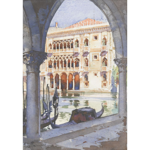 ALDO RAIMONDI : Venezianische Kanalpartie (DOBIASCHOFSKY AUKTIONEN AG)