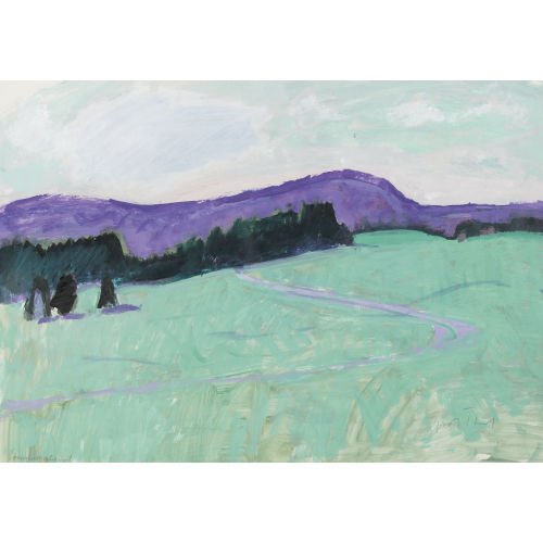 HANS POTTHOF : 'Sommerabend auf dem Zugerberg' (DOBIASCHOFSKY AUKTIONEN AG)