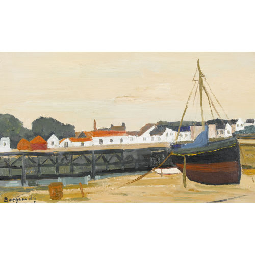 GEORGES BORGEAUD : 'Port Breton' (DOBIASCHOFSKY AUKTIONEN AG)