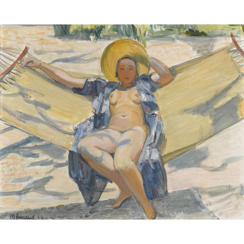 MAURICE BARRAUD : 'La sieste au soleil' (DOBIASCHOFSKY AUKTIONEN AG)