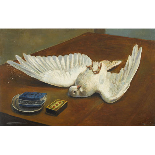 ERICH) RICCO (EIGTL. WASSMER : Stillleben mit Taube (DOBIASCHOFSKY AUKTIONEN AG)