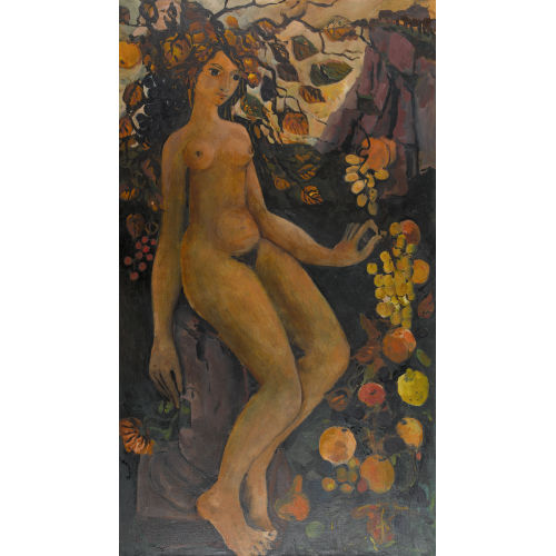 JOSEPH EDWARD DUVANEL : Weiblicher Akt und Harlekin. Gegenst�cke (DOBIASCHOFSKY AUKTIONEN AG)
