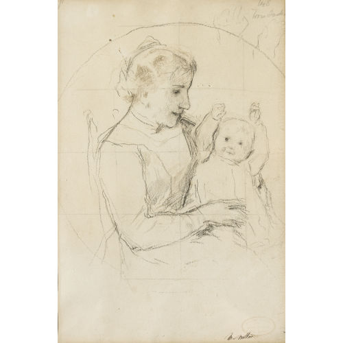 ALBERT ANKER : Mutter mit Kind (DOBIASCHOFSKY AUKTIONEN AG)