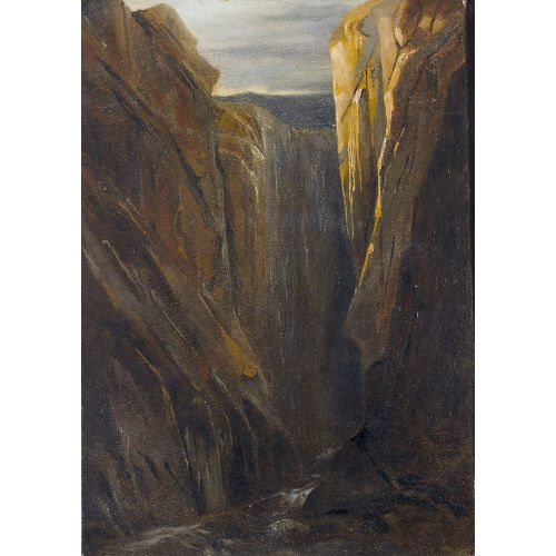 FRAN�OIS DIDAY : Steile Bergschlucht (DOBIASCHOFSKY AUKTIONEN AG)