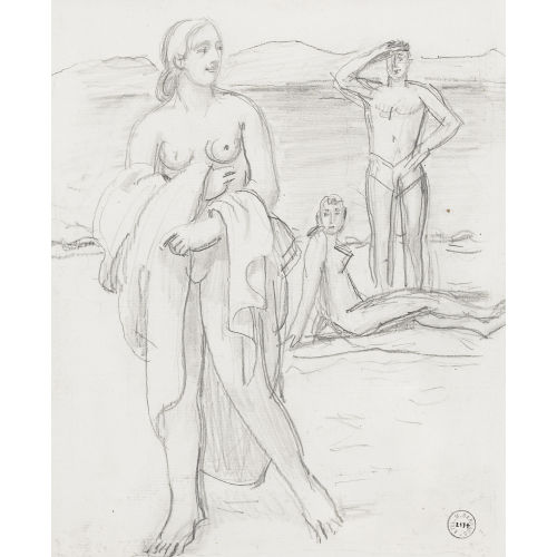 MAURICE BARRAUD : Beim Baden (DOBIASCHOFSKY AUKTIONEN AG)