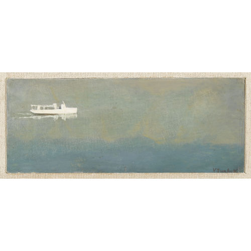 VICTOR SURBEK : Schiff auf dem Brienzersee (DOBIASCHOFSKY AUKTIONEN AG)