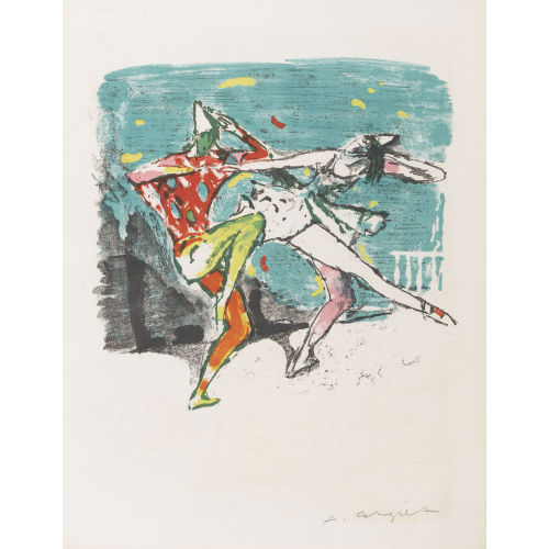 ALOIS CARIGIET : Tanz mit dem Harlekin (DOBIASCHOFSKY AUKTIONEN AG)