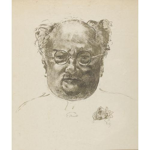 CUNO AMIET : 'Bildnis Prof. Dr. Arthur Weese' (DOBIASCHOFSKY AUKTIONEN AG)