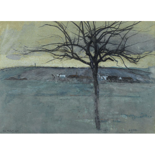 �DOUARD VALLET : 'Arbre et labours' (DOBIASCHOFSKY AUKTIONEN AG)