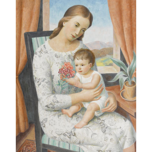 PAUL TH�OPHILE ROBERT : 'Jeune m�re' (DOBIASCHOFSKY AUKTIONEN AG)