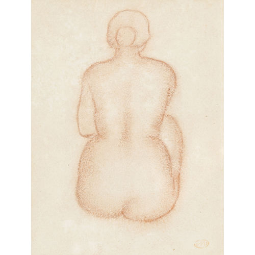 ARISTIDE JOSEPH BONAVENTURE MAILLOL : Weiblicher R�ckenakt (DOBIASCHOFSKY AUKTIONEN AG)
