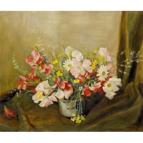 EGON VON VIETINGHOFF : Stillleben mit Feldblumen (DOBIASCHOFSKY AUKTIONEN AG)