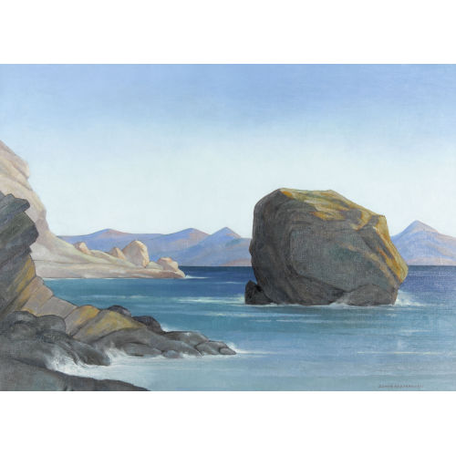 JOSEPH ANTON (AUCH B� YIN R�) SCHNEIDERFRANKEN : Felsige K�stenlandschaft in Griechenland (DOBIASCHOFSKY AUKTIONEN AG)