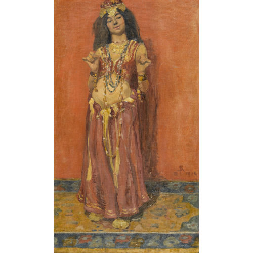 SIGISMUND RIGHINI : Orientalische Baucht�nzerin (DOBIASCHOFSKY AUKTIONEN AG)
