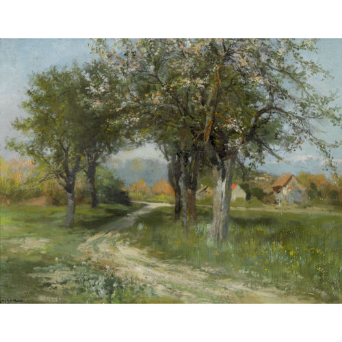 FRAN�OIS ADOLPHE GRISON : 'Fin de printemps' (DOBIASCHOFSKY AUKTIONEN AG)
