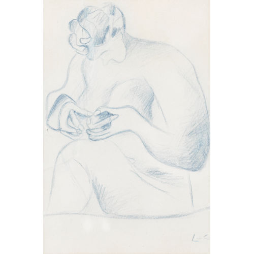 CHARLES-�DOUARD) LE CORBUSIER (EIGTL. JEANNERET : Sitzender weiblicher Akt (DOBIASCHOFSKY AUKTIONEN AG)