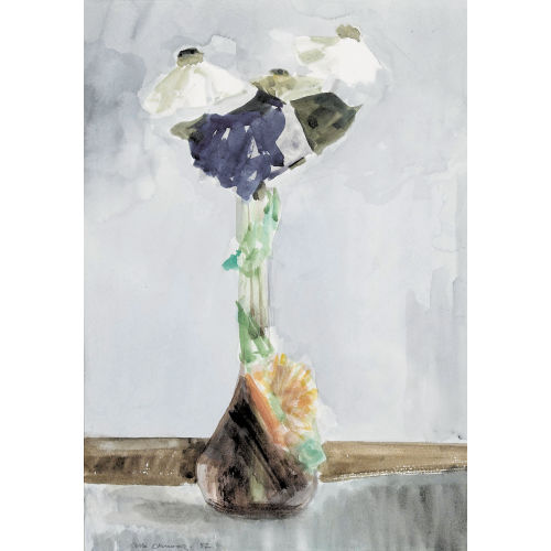 ALBERT CHAVAZ : Stillleben mit Blumen in Vase (DOBIASCHOFSKY AUKTIONEN AG)