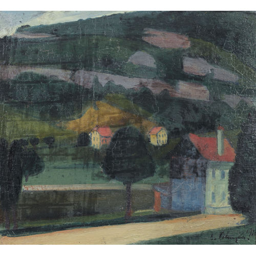 ALBERT SCHNYDER : Sommerliche Juralandschaft (DOBIASCHOFSKY AUKTIONEN AG)