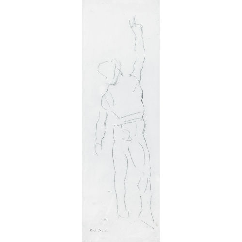 FERDINAND HODLER : Figurenstudie zu 'Einm�tigkeit' (DOBIASCHOFSKY AUKTIONEN AG)