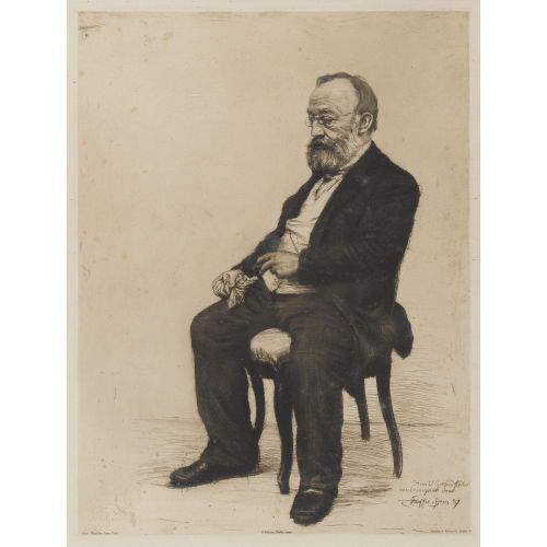 KARL STAUFFER-BERN : Gottfried Keller (DOBIASCHOFSKY AUKTIONEN AG)