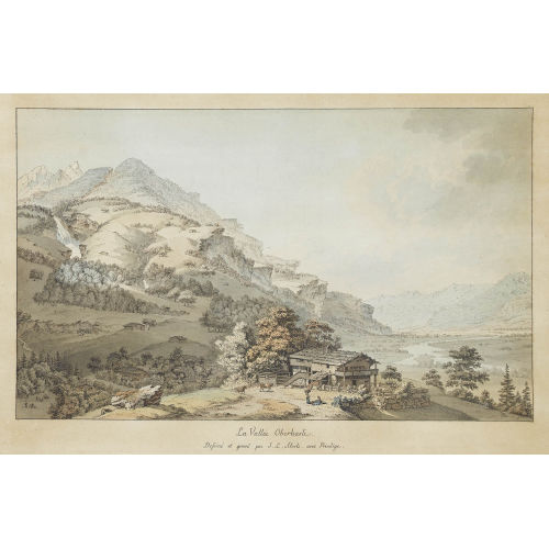 JOHANN LUDWIG ABERLI : 'La Vall�e Oberhasli' (DOBIASCHOFSKY AUKTIONEN AG)