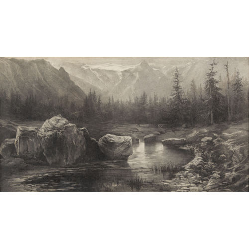 ALEXANDRE CALAME : Souvenir de la Scheidegg (DOBIASCHOFSKY AUKTIONEN AG)