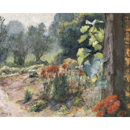 REINHOLD K�NDIG : Sommerliche Gartenpartie (DOBIASCHOFSKY AUKTIONEN AG)