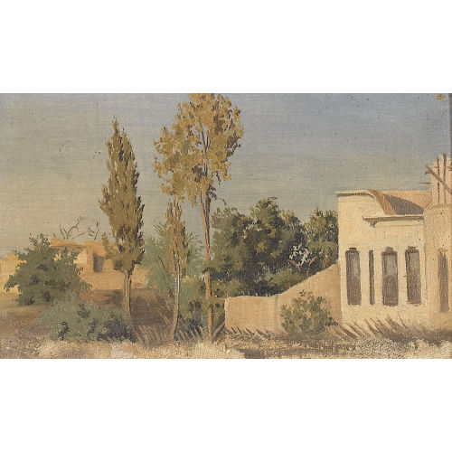 JOHANN LUDWIG RUDOLF DURHEIM : 'Caire, vue depuis notre jardin' (DOBIASCHOFSKY AUKTIONEN AG)