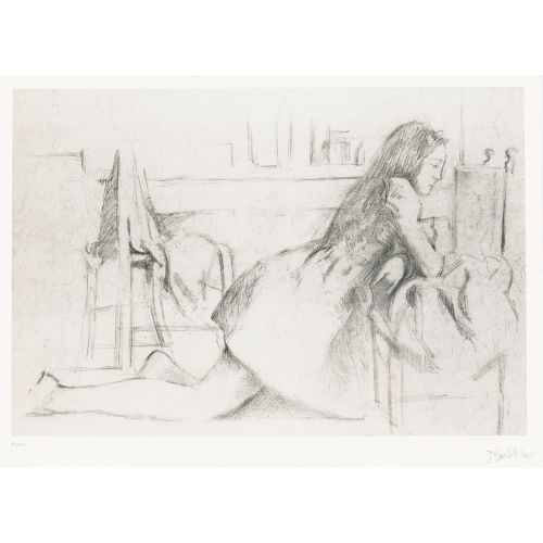 BALTHASAR) BALTHUS (EIGTL. KLOSSOWSKI DE ROLA : Jeune fille allong�e (DOBIASCHOFSKY AUKTIONEN AG)