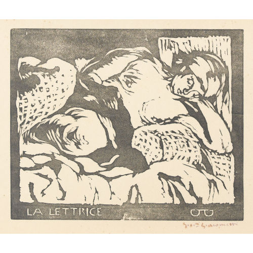 GIOVANNI GIACOMETTI : 'La lettrice' (DOBIASCHOFSKY AUKTIONEN AG)