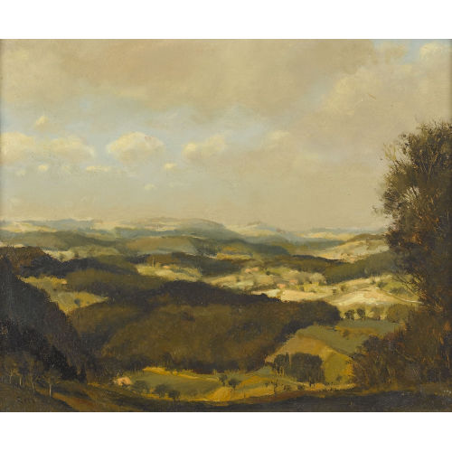 RUDOLF M�LLER : Weite H�gellandschaft (DOBIASCHOFSKY AUKTIONEN AG)