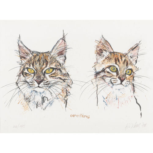 FRITZ HUG : 'Caract�res' (DOBIASCHOFSKY AUKTIONEN AG)