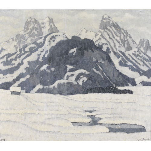 ALFRED INGOLD : Winterliche Berglandschaft (DOBIASCHOFSKY AUKTIONEN AG)