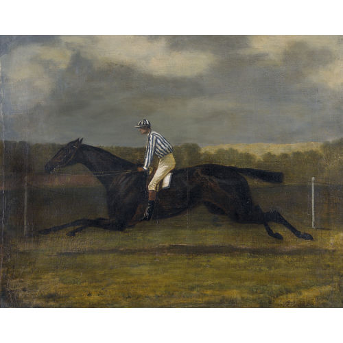 LOUIS CHARLES BOMBLED : Jockey im Galopp (DOBIASCHOFSKY AUKTIONEN AG)