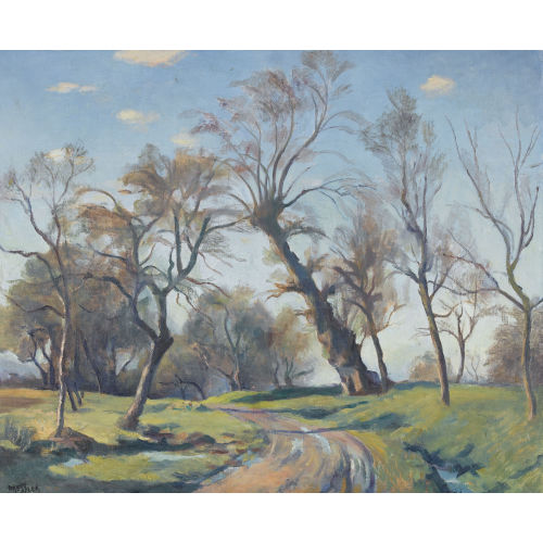 �MILE BRESSLER : Herbstlicher Weg (DOBIASCHOFSKY AUKTIONEN AG)