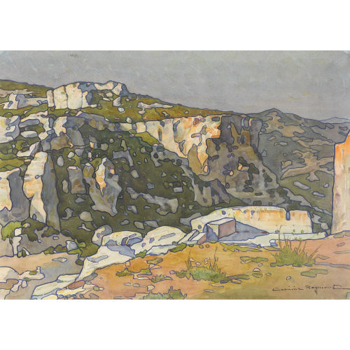 CASIMIR REYMOND : Sonnige Berglandschaft (DOBIASCHOFSKY AUKTIONEN AG)