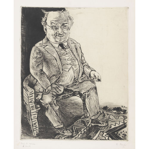 FRITZ EDUARD PAULI : 'Bildnis Prof. Dr. Arthur Weese' (DOBIASCHOFSKY AUKTIONEN AG)