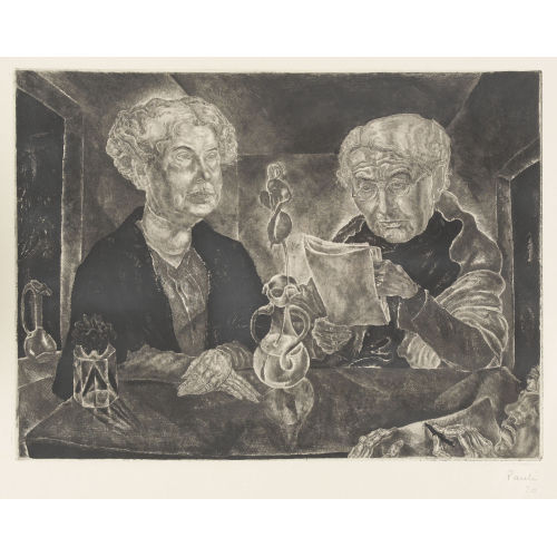 FRITZ EDUARD PAULI : 'Doppelbildnis' (DOBIASCHOFSKY AUKTIONEN AG)